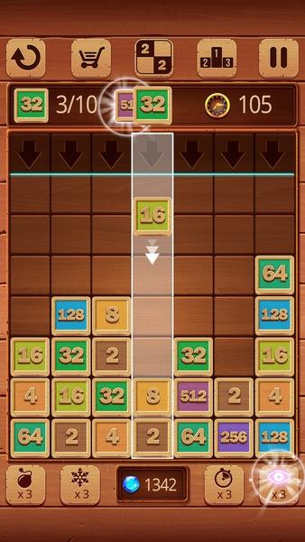 Merge Numbers Wooden edition Screenshot4