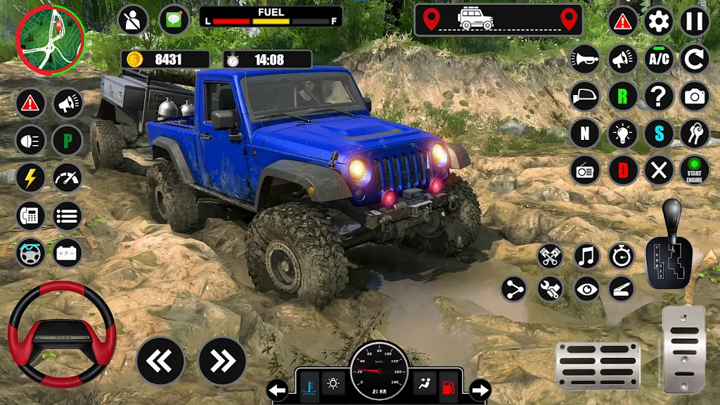 SUV OffRoad Jeep Driving Games Screenshot2