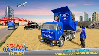 Police Garbage Truck Game 3D Screenshot8