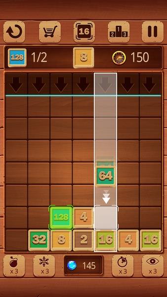 Merge Numbers Wooden edition Screenshot3