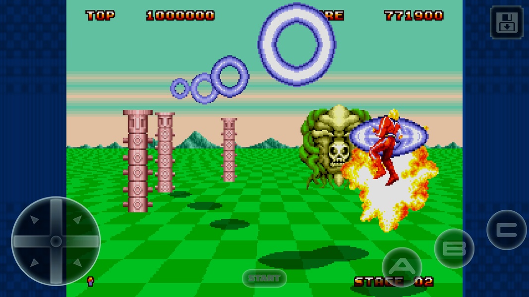 Space Harrier II Screenshot2