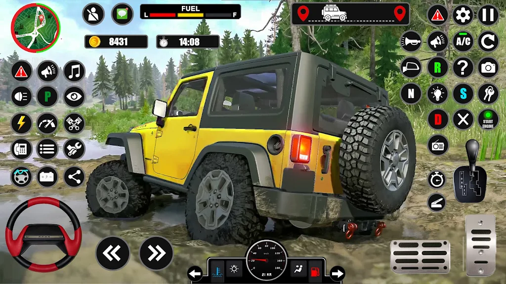 SUV OffRoad Jeep Driving Games Screenshot5