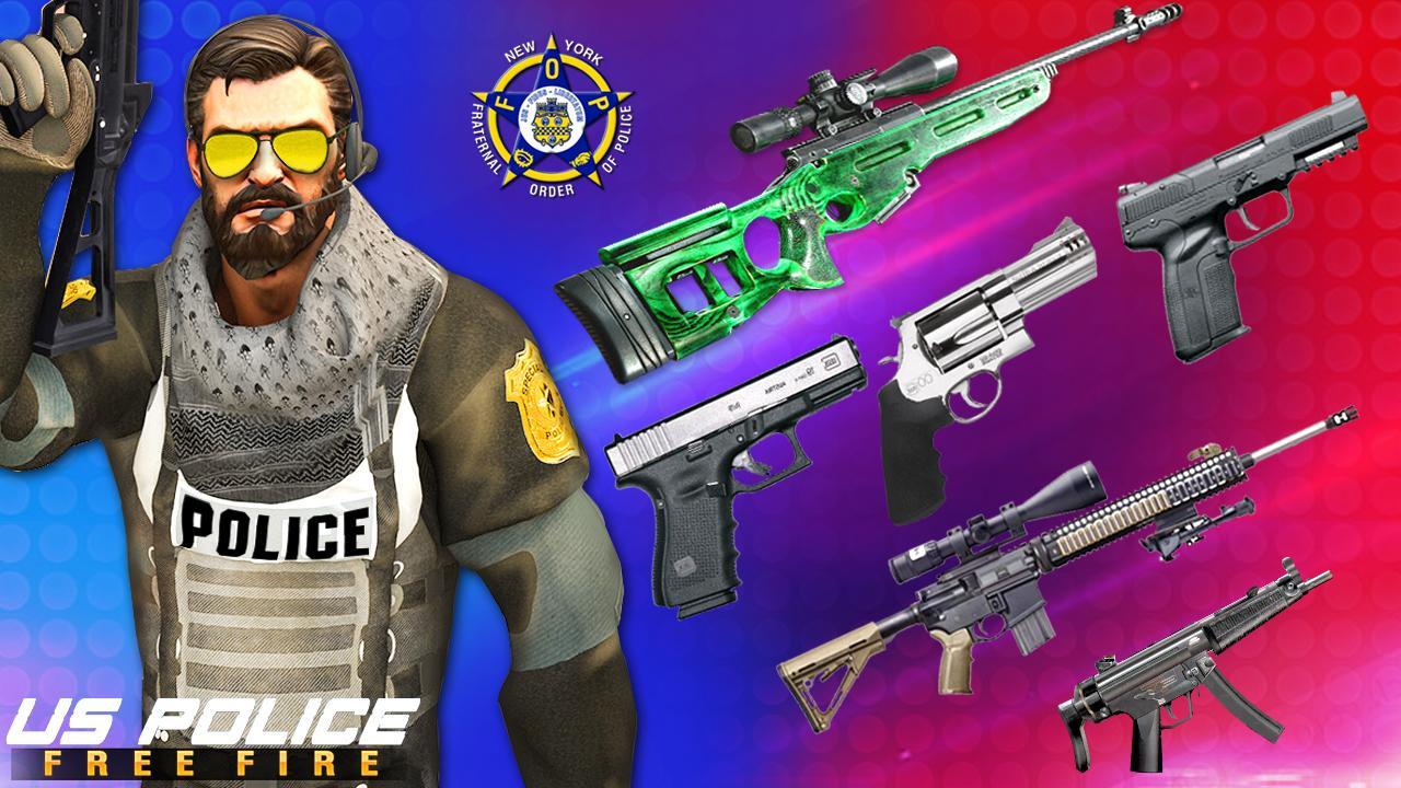 US Police Free Fire - Free Action Game Screenshot3