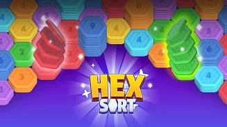 Hex Sort: Hexa stack puzzle Screenshot1