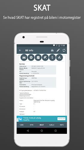 Bil Info nummerplade Screenshot5