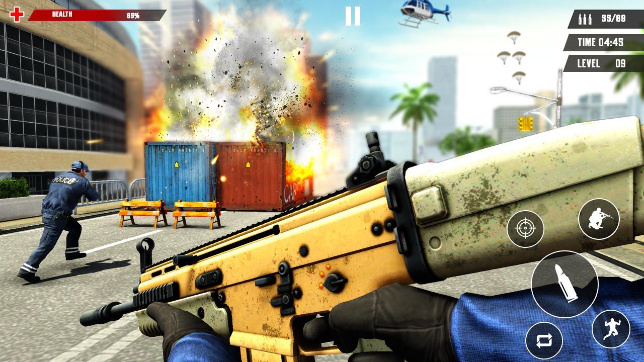 US Police Free Fire - Free Action Game Latest Android APK Free Download -  51wma