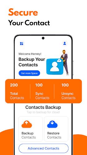 Contacts Backup Cloud Transfer Screenshot8