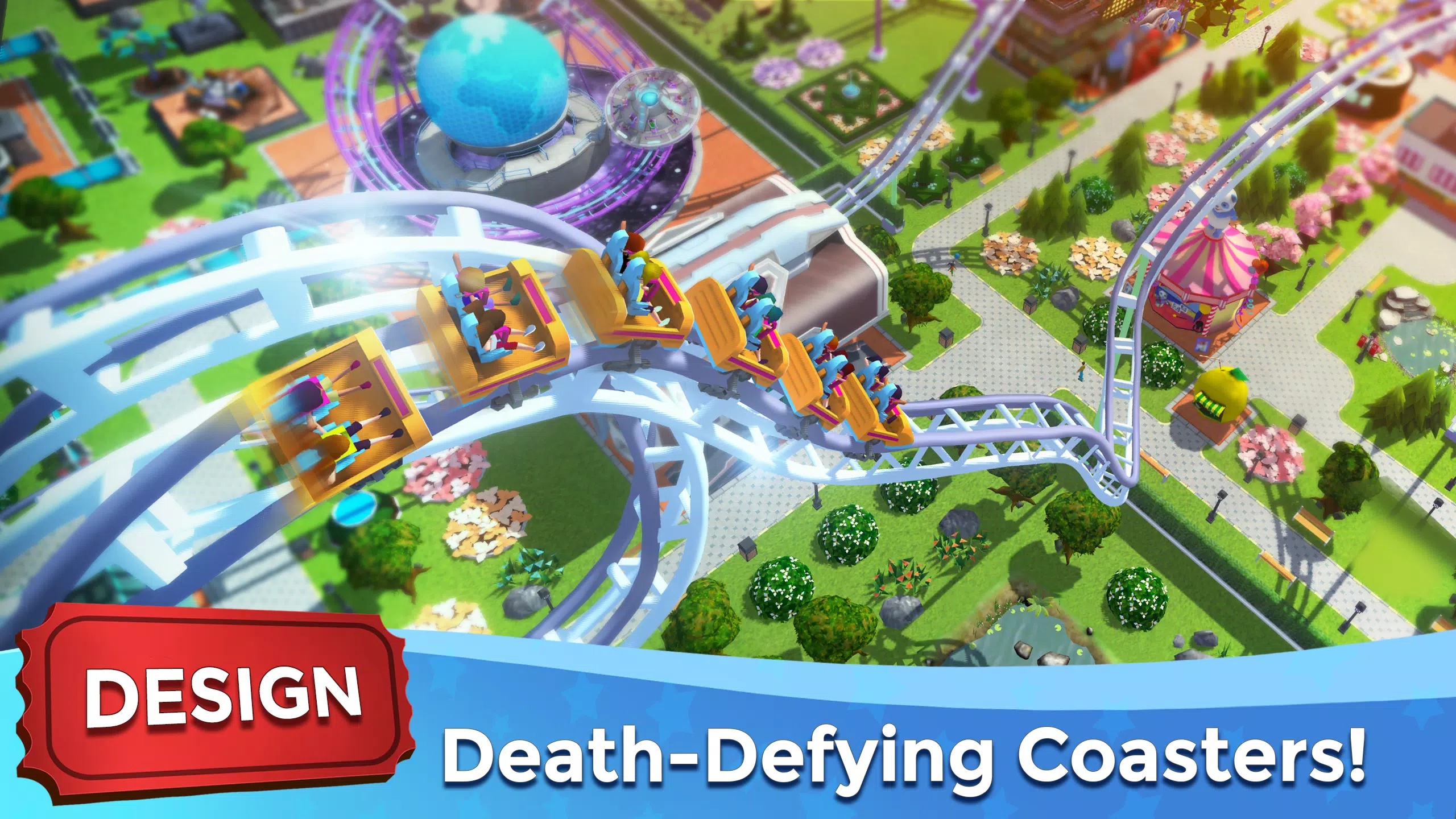 RollerCoaster Tycoon Touch Screenshot3