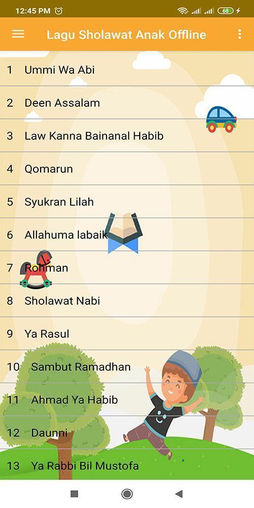 Lagu Sholawat Anak Offline Screenshot2