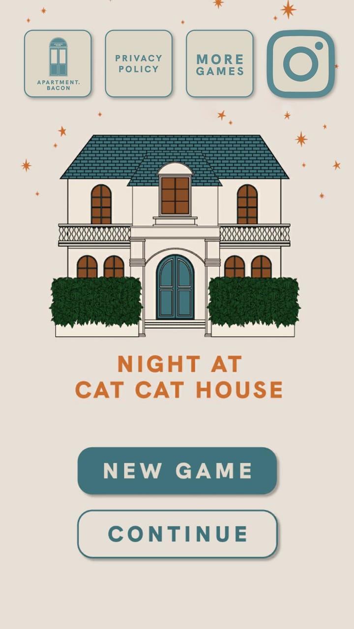 NIGHT AT CAT CAT HOUSE escape Screenshot1