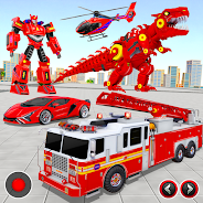 Fire Truck Robot Car Game Screenshot18