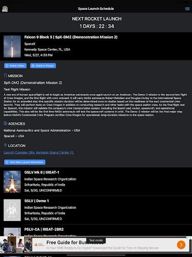 Space Launch Schedule Screenshot8