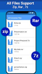 Pembaca File Zip-Buka arsip Screenshot12