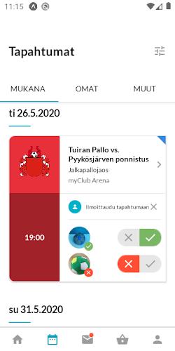 myClub Screenshot1