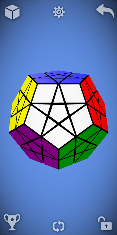 Magic Cube Rubik Puzzle 3D Screenshot1