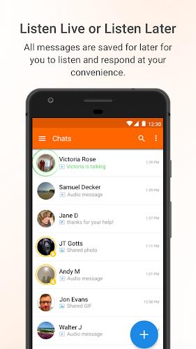 Voxer Walkie Talkie Messenger Screenshot3