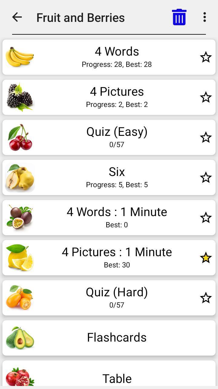 Fruit and Vegetables - Quiz Screenshot5