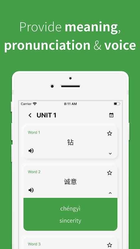 Chinese vocabulary, HSK words Screenshot7