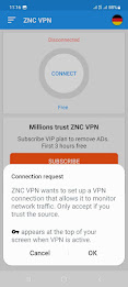 ZNC VPN Super Fast Clients Screenshot2