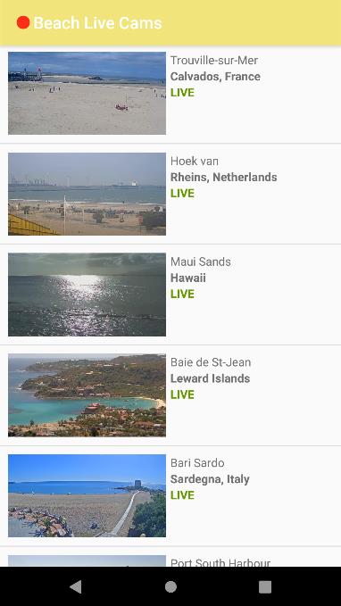 Beach Live Cams Screenshot2