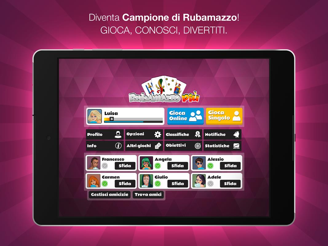 Rubamazzo Più - Giochi di Carte Social Screenshot7
