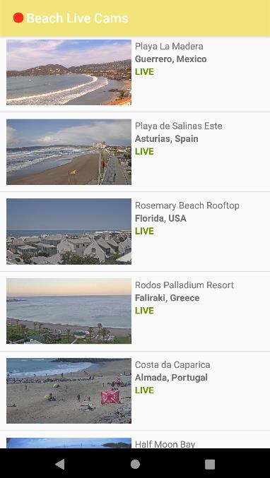 Beach Live Cams Screenshot5