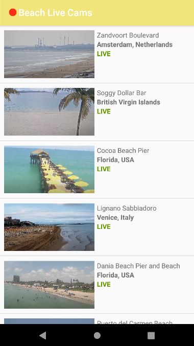 Beach Live Cams Screenshot3