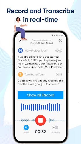 iRecord: Transcribe Voice Note Screenshot1