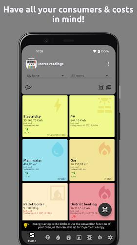 Meter readings | Read, save Screenshot1
