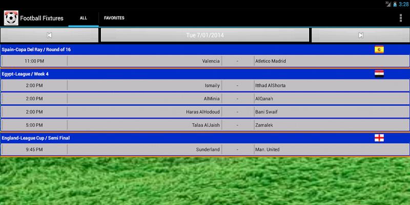 Football Fixtures Screenshot11