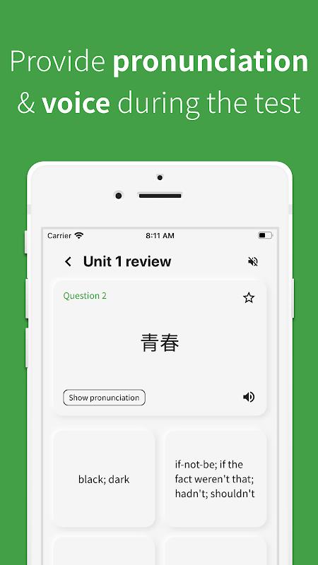 Chinese vocabulary, HSK words Screenshot1