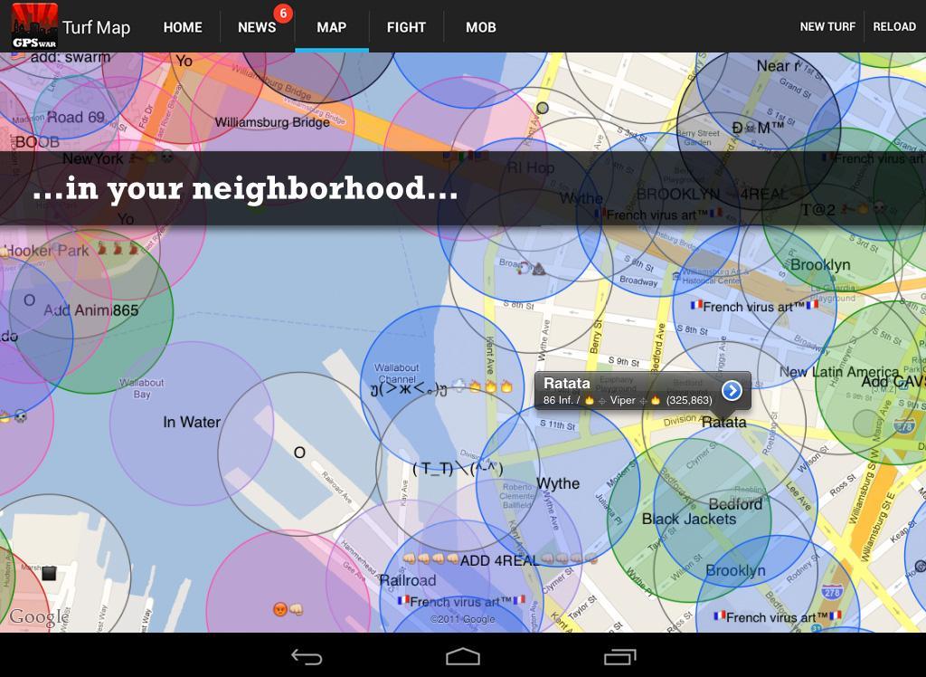 Turf Wars – GPS-Based Mafia! Screenshot2