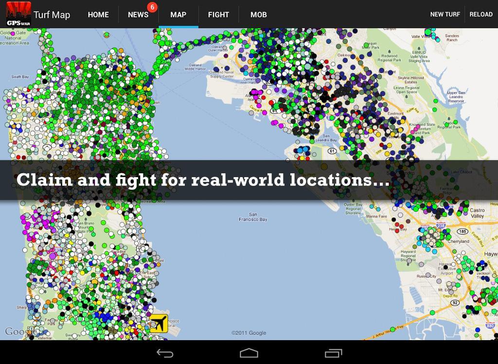 Turf Wars – GPS-Based Mafia! Screenshot1