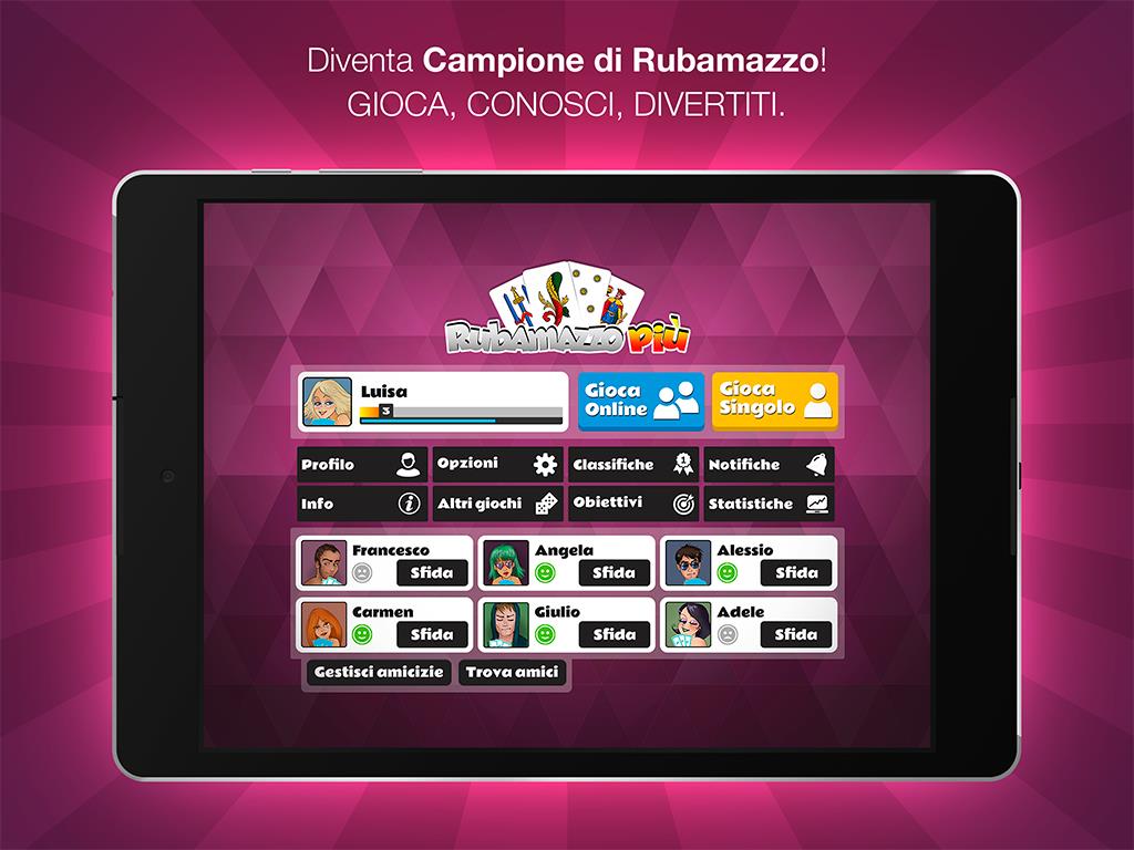 Rubamazzo Più - Giochi di Carte Social Screenshot11