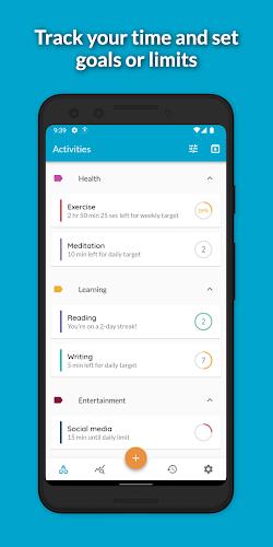Timelog - Goal & Time Tracker Screenshot1