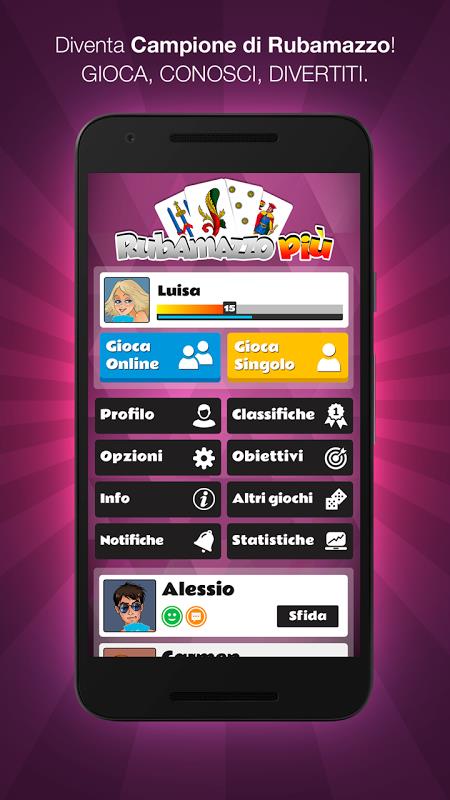 Rubamazzo Più - Giochi di Carte Social Screenshot2