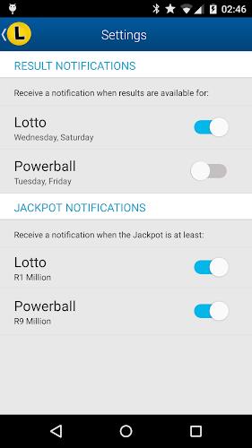 SA Lotto & Powerball Results Screenshot8