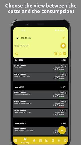 Meter readings | Read, save Screenshot3