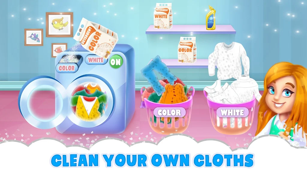 Laundry Rush Washing Shop Game Screenshot1