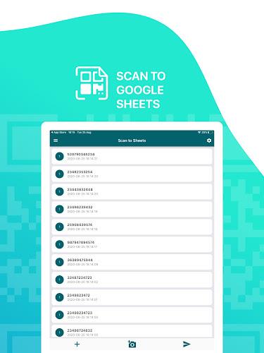 Scan to Google Sheets - QR & B Screenshot9