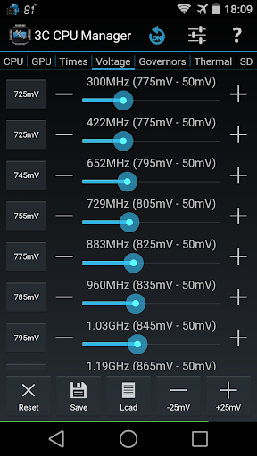 3C CPU Manager (root) Screenshot3