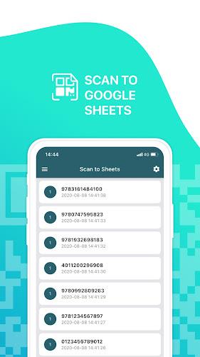 Scan to Google Sheets - QR & B Screenshot1