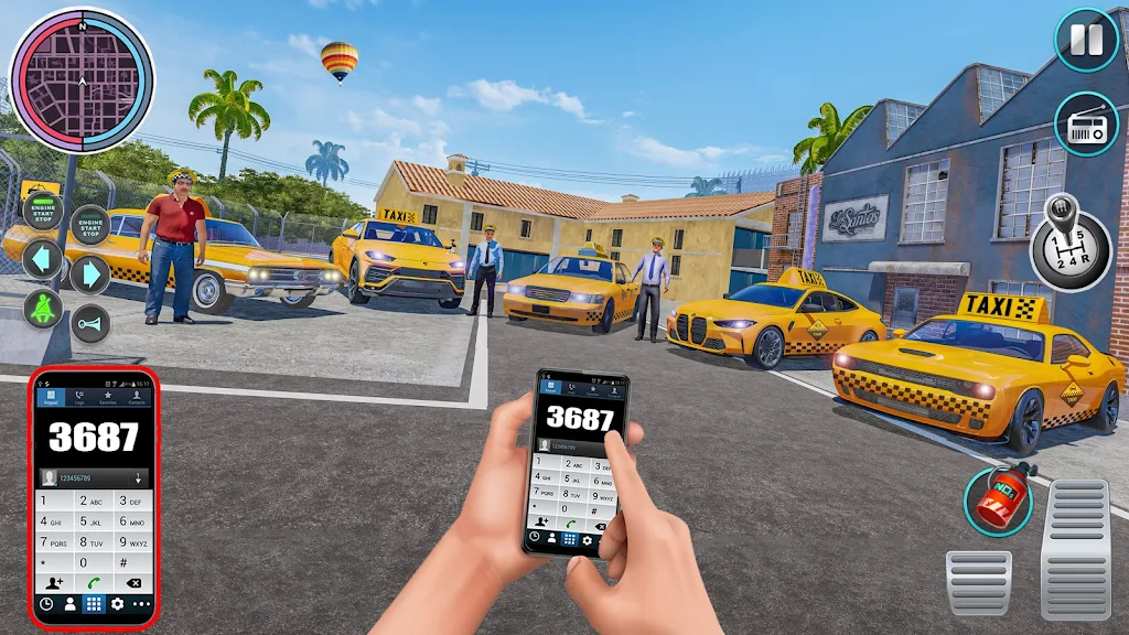 kota taksi menyetir: permainan Screenshot16