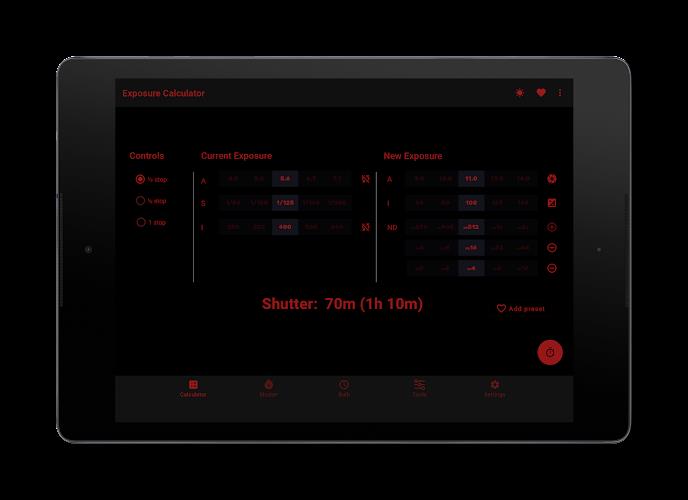 Exposure Calculator Screenshot23