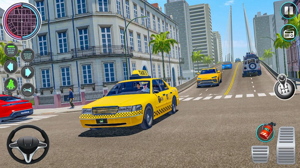kota taksi menyetir: permainan Screenshot18