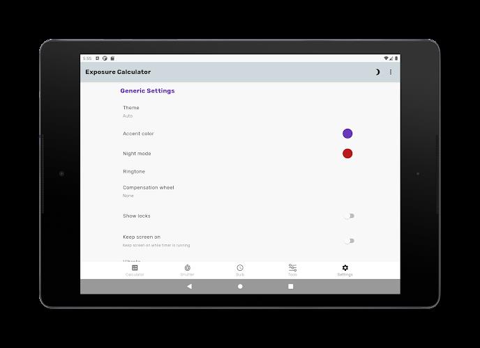 Exposure Calculator Screenshot21
