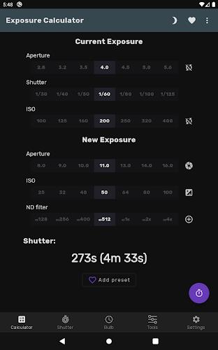 Exposure Calculator Screenshot16