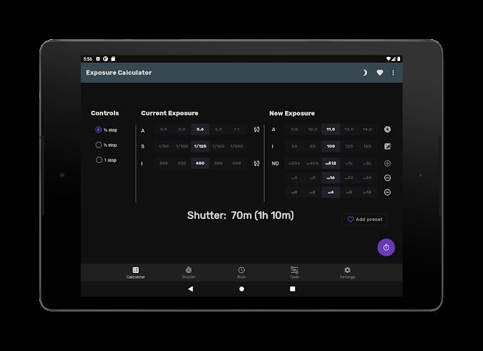 Exposure Calculator Screenshot22