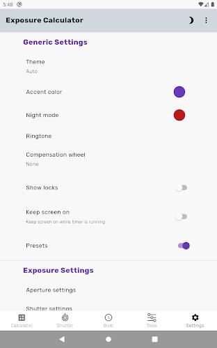 Exposure Calculator Screenshot15