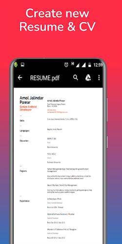 Resume Sender - CV Send Resume Screenshot5